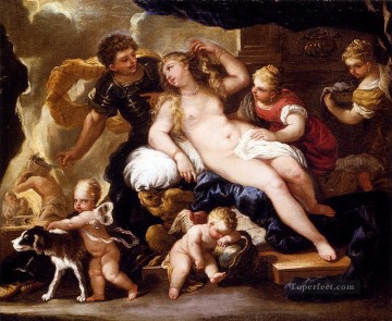  Venus Art - Venus And Mars Baroque Luca Giordano